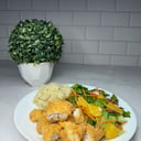 Foto de Platillo con tender de pollo