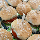 Foto de Mini Hamburguesa Vegetariana 