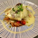 Foto de Bacalao al horno con verduras y pil pil de patatas