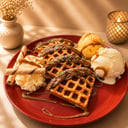 Foto de choco waffle