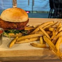 Foto de Hamburguesa de pollo crujiente