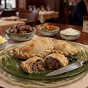 Foto de Empanada de carne cortada a cuchillo