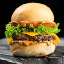 Foto de Hamburguesa + Papas Libres