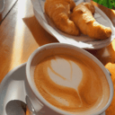 Foto de Promo: Café Doble (a elección) con 2 Medialunas - (Double Coffee with 2 Croissants)