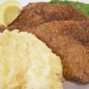 Foto de Milanesa de carne con pure de papas