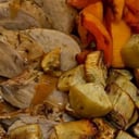 Foto de BIFES DE CERDO CON CALABAZA, BATATA Y CEBOLLA