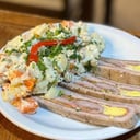 Foto de Matambre casero con ensalada Rusa