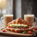 Foto de 2 Infusiones + Super Croissant Relleno