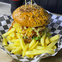 Foto de Hamburguesa Full Equipo + Papas Fritas