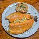 Foto de Trucha al limón con timbal de quinoa