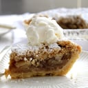 Foto de Crumble de manzana con helado