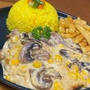 Foto de POLLO CON MAIZ Y CHAMPIÑONES