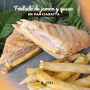 Foto de Tostado de Jamón y Queso en Pan de Masa Madre