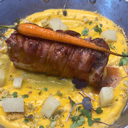 Foto de Solomillo de cerdo ibérico envuelto en su panceta curada