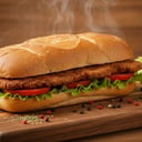 Foto de Sándwich de milanesa común