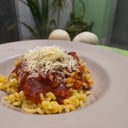 Foto de Fusilli al huevo con filetto