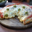 Foto de pizza al molde