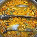Foto de Arroz meloso de lubina y mejillones con arroz de la Albufera Valenciana con D.O