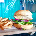 Foto de Hamburguesa de pollo a la parrilla