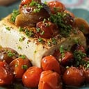 Foto de QUESO GRILLADO CON TOMATE CONFITADO 