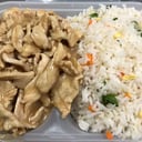 Foto de POLLO SOLO con arroz chaufan