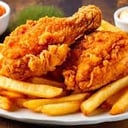 Foto de Broaster de 1/4 - Pecho / Pierna con Encuentro con Arroz