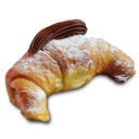 Foto de Medialuna especial rellena con Nutella