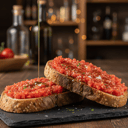 Foto de 1/2 tostada con tomate 