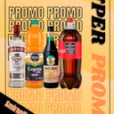 Foto de FERNET 750 + SMINOFF + JUGO 1,5 + COCA 3L
