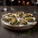 Foto de Ostiones Rockefeller gratinados