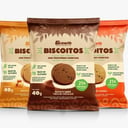 Foto de Galletas con proteínas vegetales — Suplementos para el crecimiento sabores: caramelo, churros y chocolate