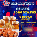 Foto de COMBO 3 (4 PERSONAS) TARRO DE CERVEZA NACIONAL DE BARRIL DE 946ML O REFRESCO DE 355ML