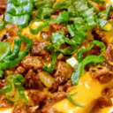 Foto de Papas con cheddar y panceta