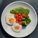 Foto de Huevos a la plancha (V, LC y GF*) *Hasta las 12:30 hs y de 15.30 a 20:30 hs