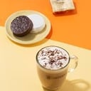 Foto de Café pocillo + Alf. Havanna (Blanco-chocolate-nuez)