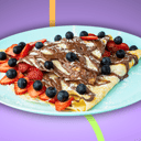 Foto de Crepe con Frutilla y Arándano