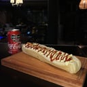 Foto de Pancho + Lata de gaseosa