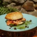 Foto de Bagel de salmón