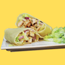 Foto de Wrap de pollo grillado con papas fritas