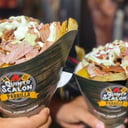Foto de Frisnack Shawarma: Pollo + res + papas fritas