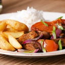 Foto de pollo saltado