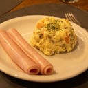 Foto de Jamòn cocido con ensalada Rusa