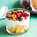 Foto de Copa de Yogurth con Frutas y Cereales