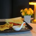 Foto de Club sándwich de jamón de pavo 