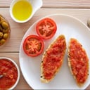 Foto de Tostada con tomate 
