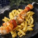 Foto de BROCHETA DE RAPE Y GAMBÓN