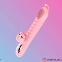 Foto de DILDO VIBRADOR CON MOVIMIENTO TELESCOPIO