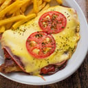 Foto de Matambre a la Pizza con papas fritas