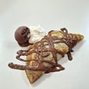 Foto de Crepe de chocolate y nata
