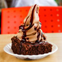 Foto de Torta de chocolate con helado